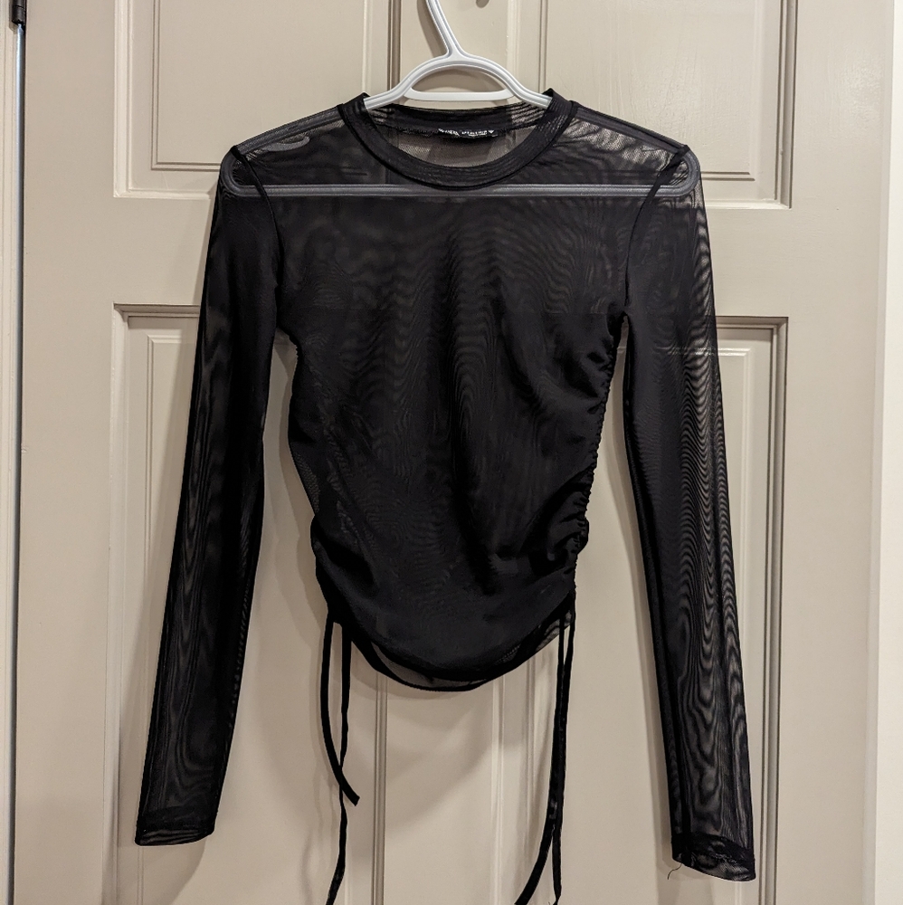 Zara mesh top